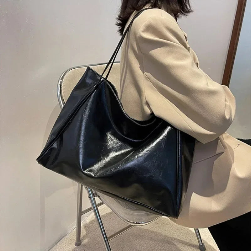 Sac Cabas Femme Cuir PU Grande Capacité — CLEVI Paris