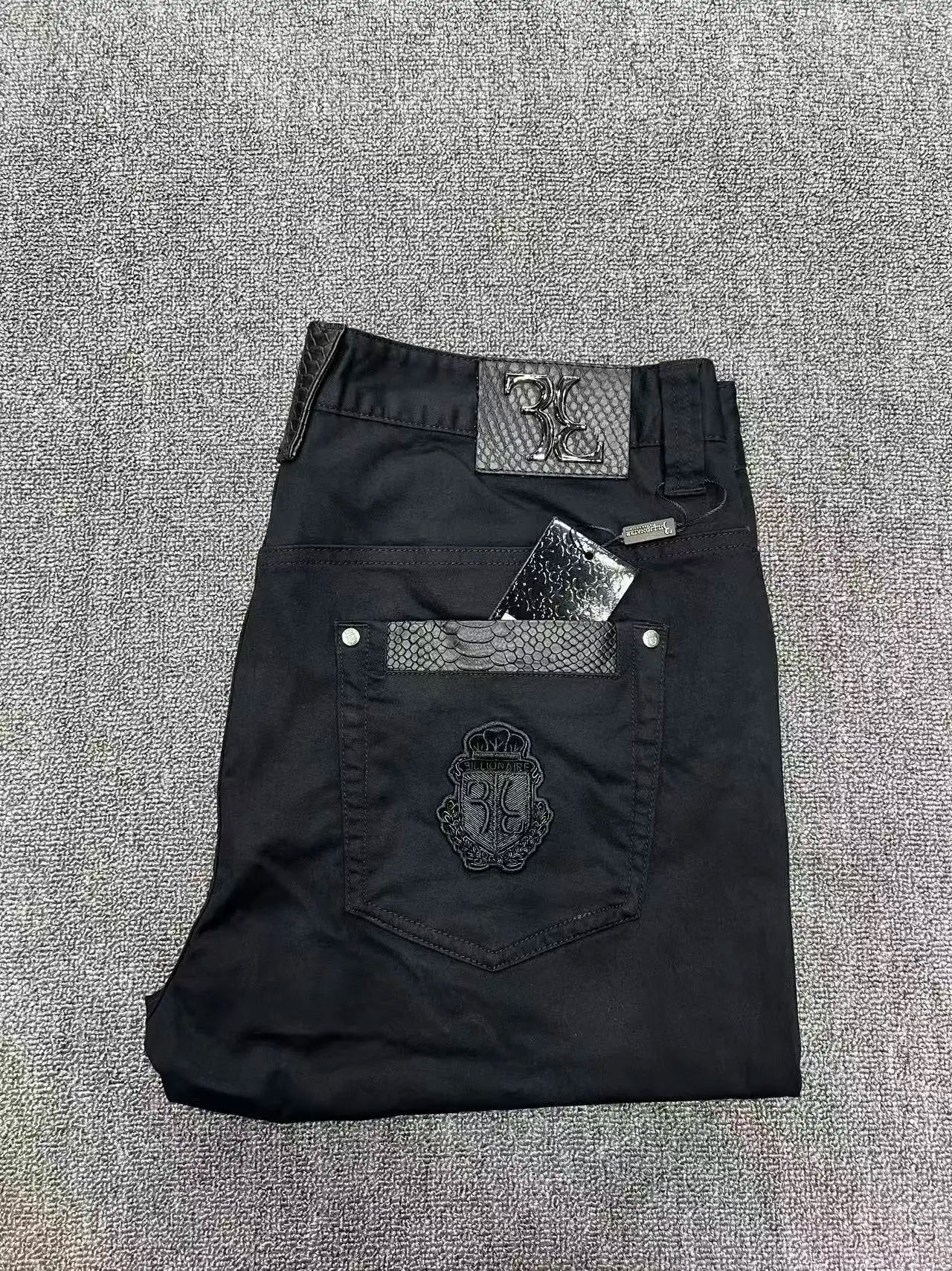 Jean Slim Homme Brodé Casual Stretch Toutes Saisons Tailles 34-42 – CLEVI Paris