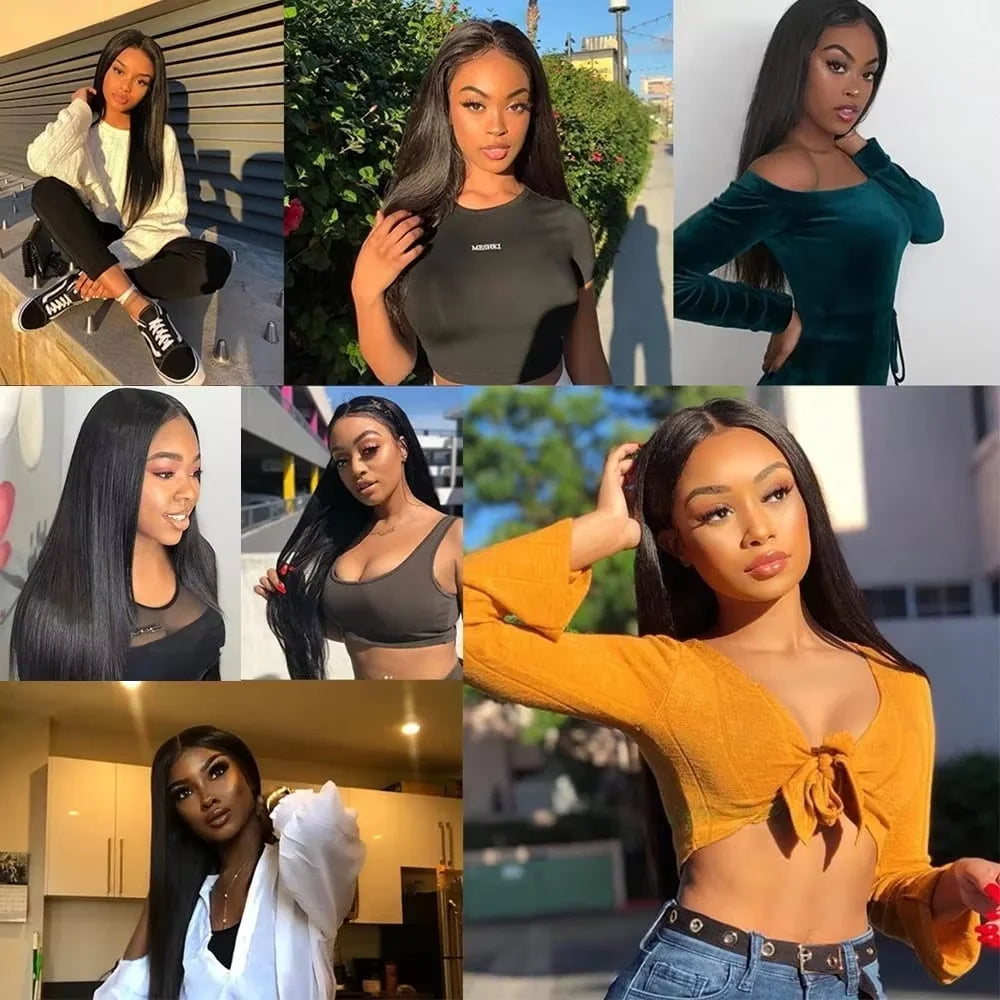 Straight Bundles Cheveux Humains Péruviens Remy Hair 10-40 Pouces – CLEVI Paris