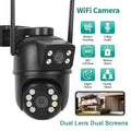 Caméra IP WiFi Dolob S5 — Double Objectif 4MP/8MP, Détection IA, Vision Nocturne Couleur, IP66 | CLEVI Paris