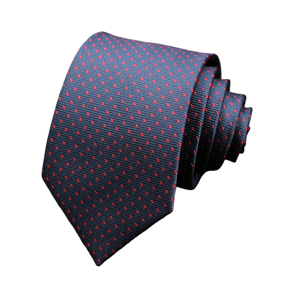 Cravate homme à pois 7 cm – CLEVI Paris