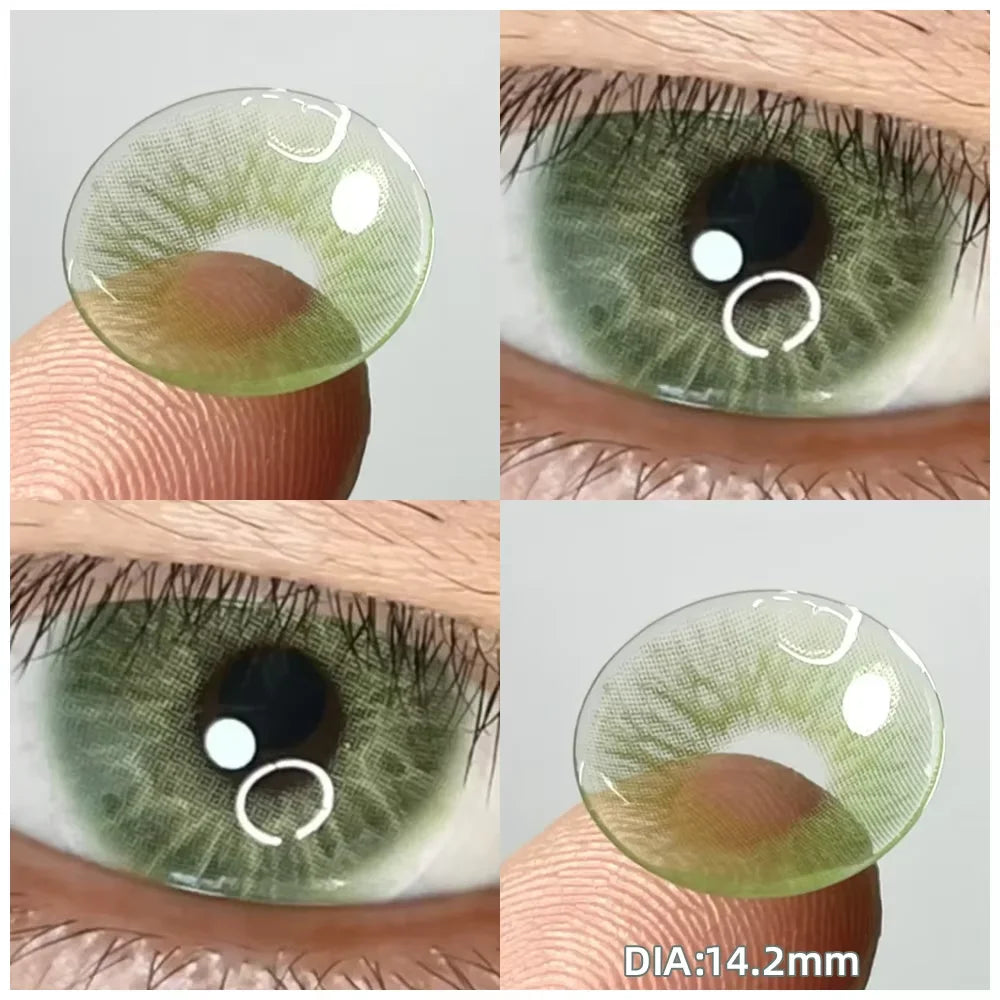 Lentilles de Contact Colorées Myopie OVOLOOK | Diopters -0 à -8 | 10 Couleurs – CLEVI Paris