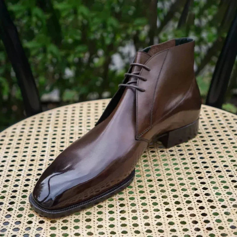Bottines Homme Lacets Style Martin – CLEVI Paris