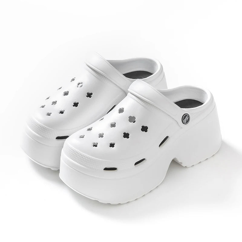 Sabots Compensés Femme EVA | Talon 5–8 cm, Antidérapants, Été – CLEVI Paris