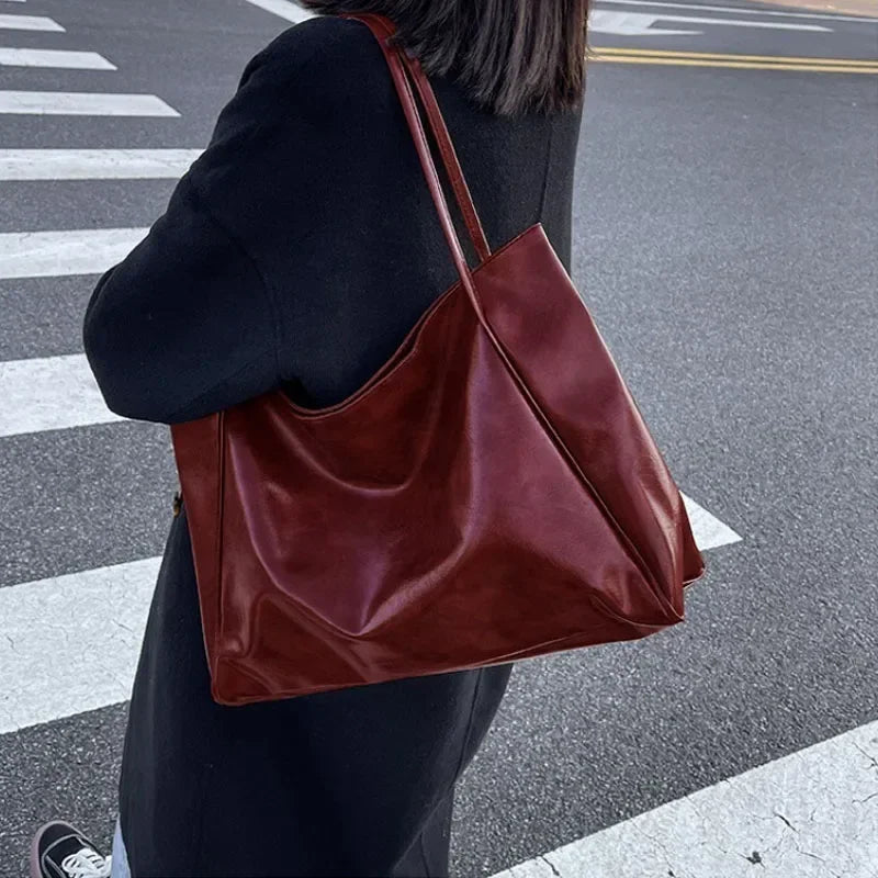 Sac Cabas Femme Cuir PU Grande Capacité — CLEVI Paris