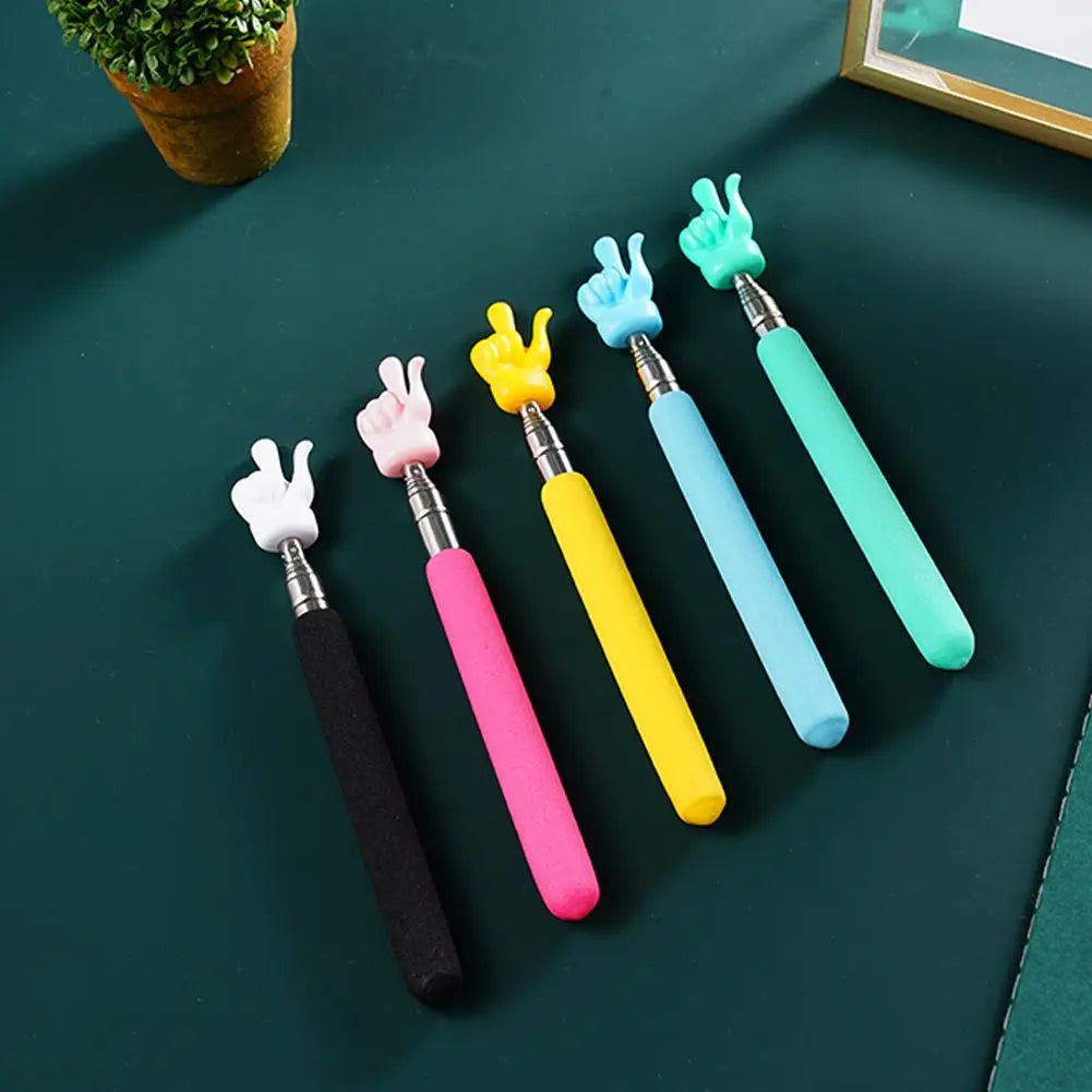 Baguette Télescopique Enseignant Acier Inoxydable | Design Main, 17–55 cm, École & Formation – CLEVI Paris