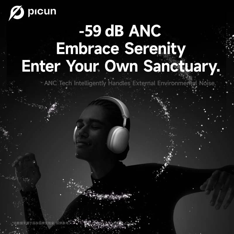 Casque ANC Picun F8MAX Bluetooth 6.0 – CLEVI Paris