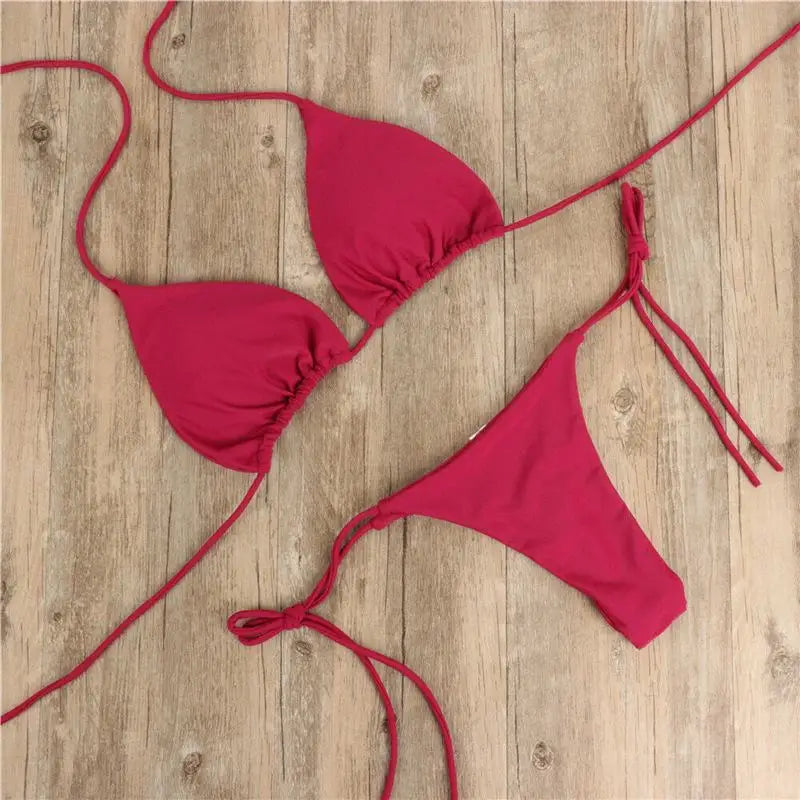 Bikini Femme Push-Up Rembourré — 2 Pièces, Sans Armatures, 6 Couleurs | CLEVI Paris