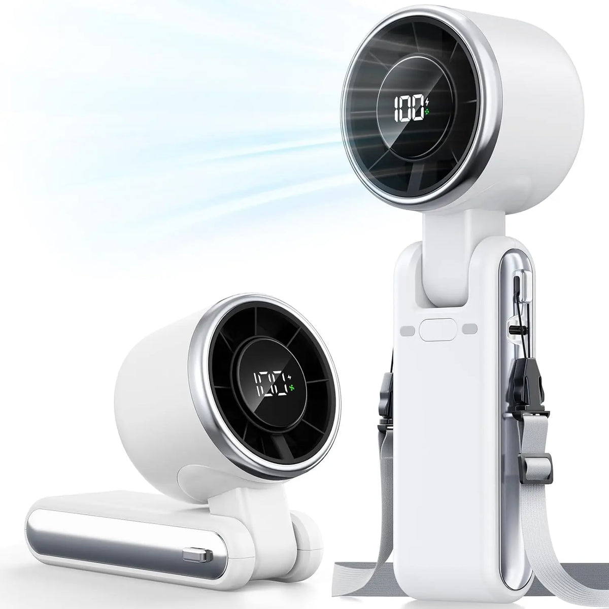Mini ventilateur turbo pliable rechargeable USB-C – CLEVI Paris