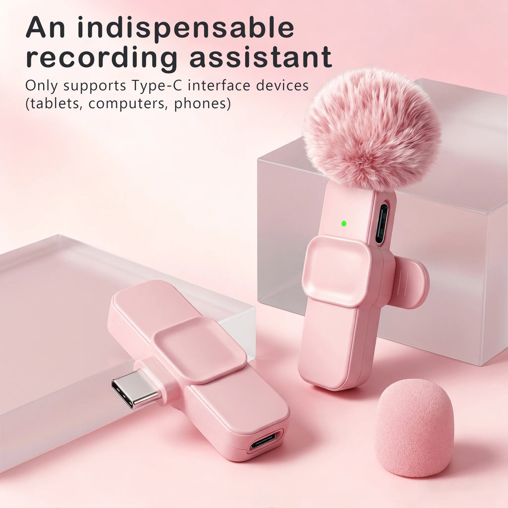 Micro cravate HITOZON USB-C pour vlog – CLEVI Paris