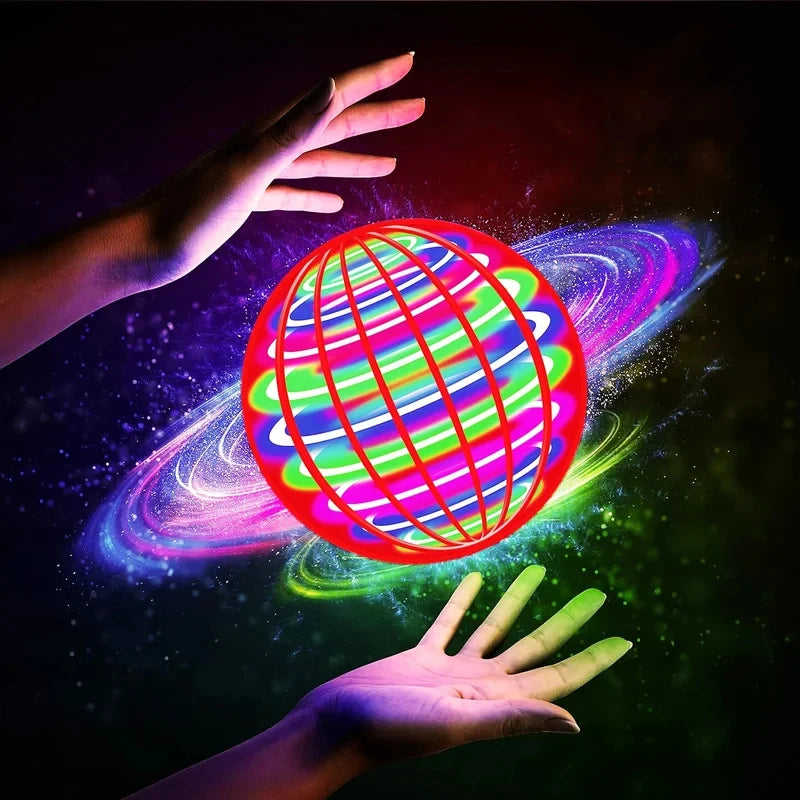 Boule Volante UFO LED – Gyroscope Flottant Magique, Jouet Extérieur Dès 8 ans – CLEVI Paris