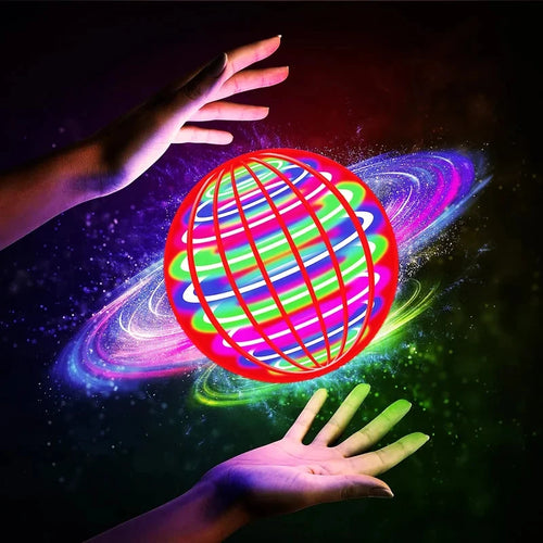 Boule Volante UFO LED – Gyroscope Flottant Magique, Jouet Extérieur Dès 8 ans – CLEVI Paris
