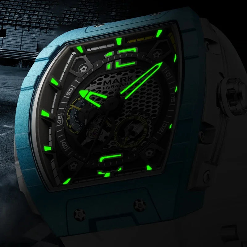 Montre Homme Mark Fairwhale Mécanique Automatique Tourbillon Lumineuse – CLEVI Paris