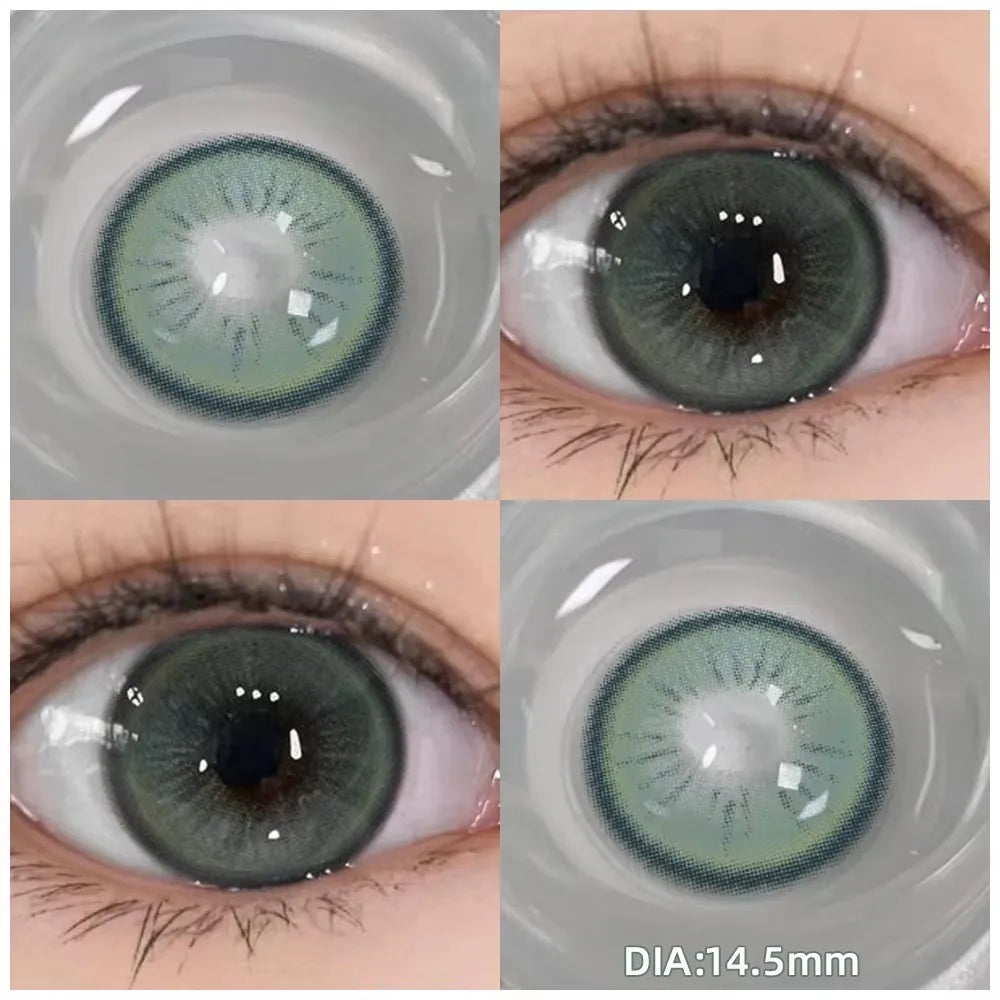 Lentilles de Contact Colorées OVOLOOK avec Correction – 9 Teintes, Myopie 0 à -8.00