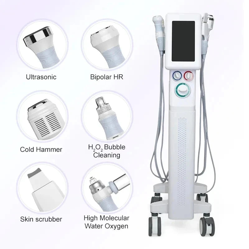 Machine d’hydradermabrasion 6-en-1 – CLEVI Paris