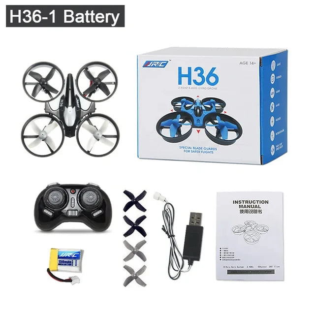 Mini Drone H36 6 Axes – Mode Sans Tête, Flip 360°, Retour Auto, Cadeau Enfant
