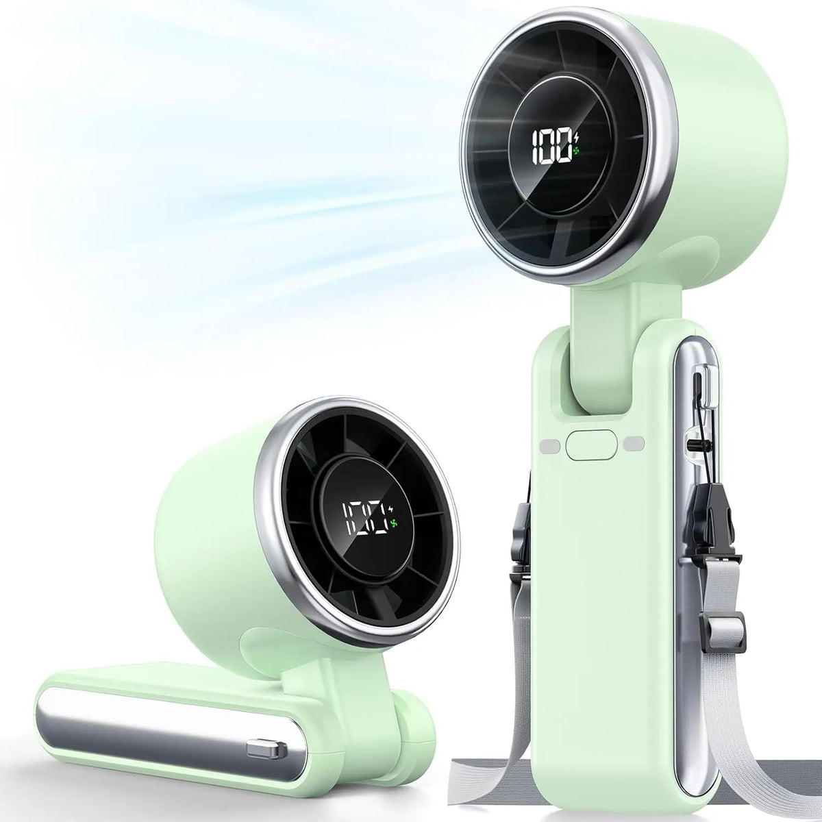 Mini ventilateur turbo pliable rechargeable USB-C – CLEVI Paris