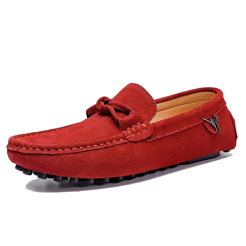 Loafers Style Britannique Homme Cuir Suède Antidérapants – CLEVI Paris