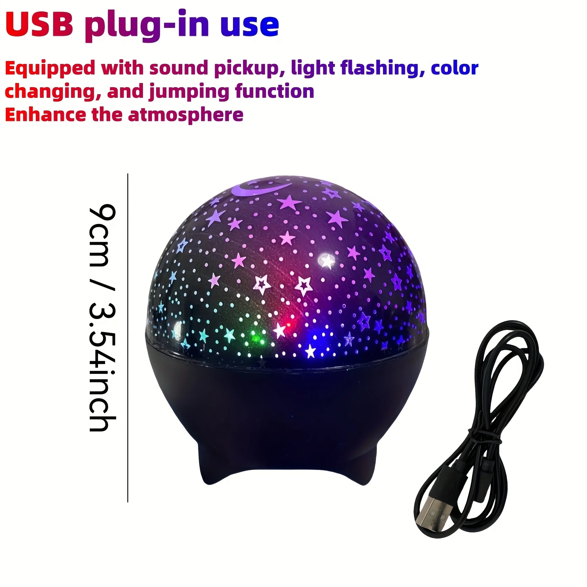 Projecteur Ciel Étoilé LED 7 Modes – Lumière Galaxie Lune, Déco Chambre & Cadeau