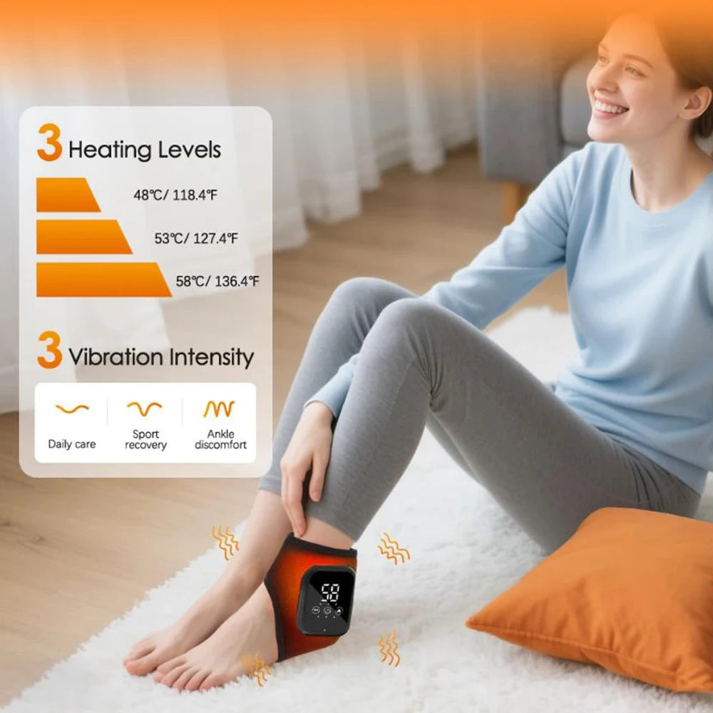 Masseur chauffant et vibrant pour chevilles – CLEVI Paris