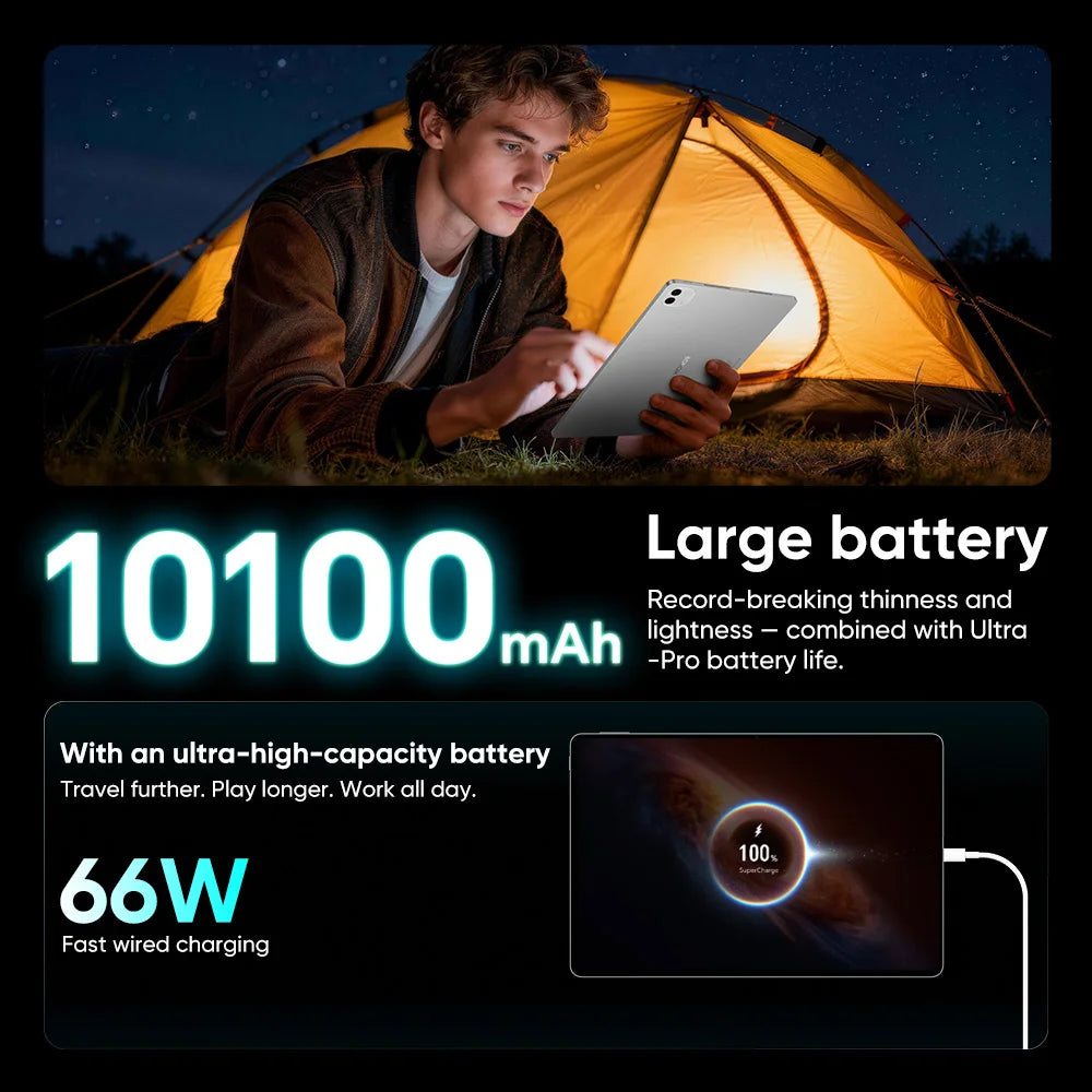 Tablette HONOR MagicPad 4 – 12,3" OLED 165Hz, Snapdragon 8 Gen5, Wi-Fi 7, 10100mAh, Android 16 – CLEVI Paris