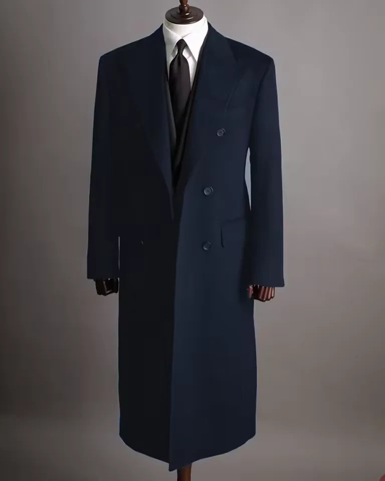 Blazer homme long double boutonnage – CLEVI Paris