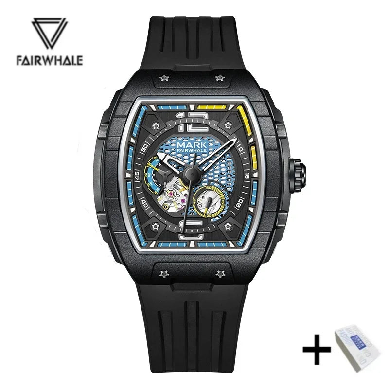 Montre Homme Mark Fairwhale Mécanique Automatique Tourbillon Lumineuse – CLEVI Paris