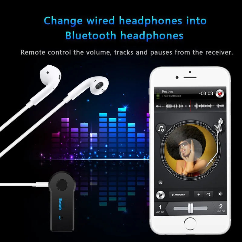 Récepteur & Transmetteur Bluetooth 5.0 Jack 3,5mm – Voiture, Casque & Enceinte