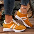 Baskets Femme Lacets Semelle Épaisse Antidérapante Casual Sport – CLEVI Paris