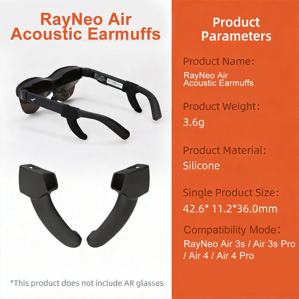 Tube sonore silicone pour lunettes RayNeo – CLEVI Paris