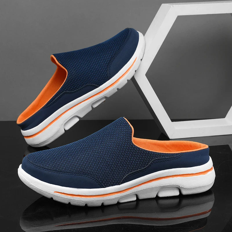 Mules Slides Homme Air Mesh Respirantes Semelle EVA Épaisse — Intérieur & Extérieur | CLEVI Paris