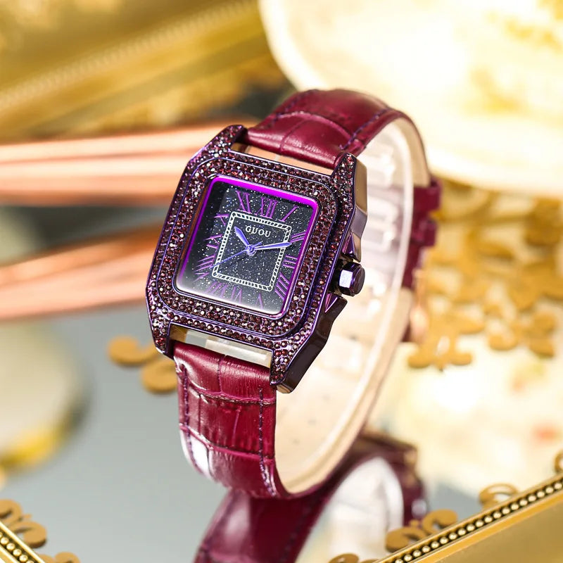 Montre Femme Élégante Grand Cadran Quartz – CLEVI Paris
