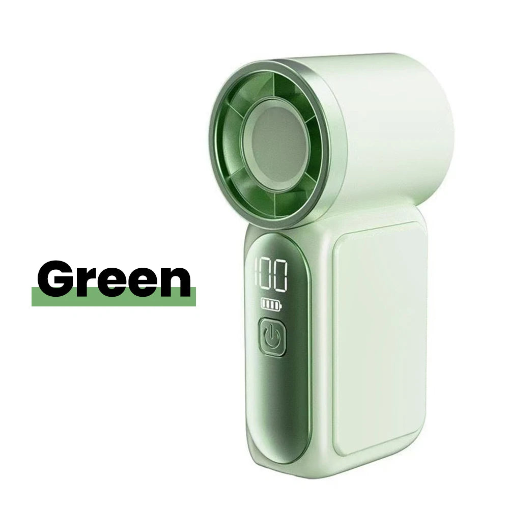 Ventilateur de poche rechargeable 5 vitesses USB-C – CLEVI Paris