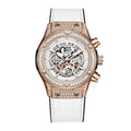 ONOLA ON6856 – Montre Quartz Homme | Diamants, Calendrier, Bracelet Cuir, Étanche 3 Bar