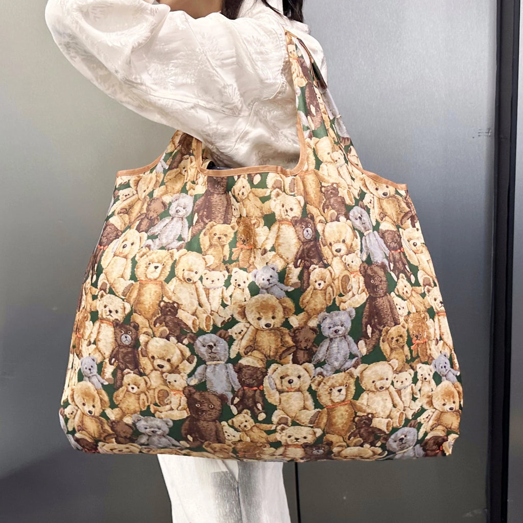 Tote Bag Polyester Grande Capacité | Sac Cabas Léger Pliable 25 Coloris – CLEVI Paris
