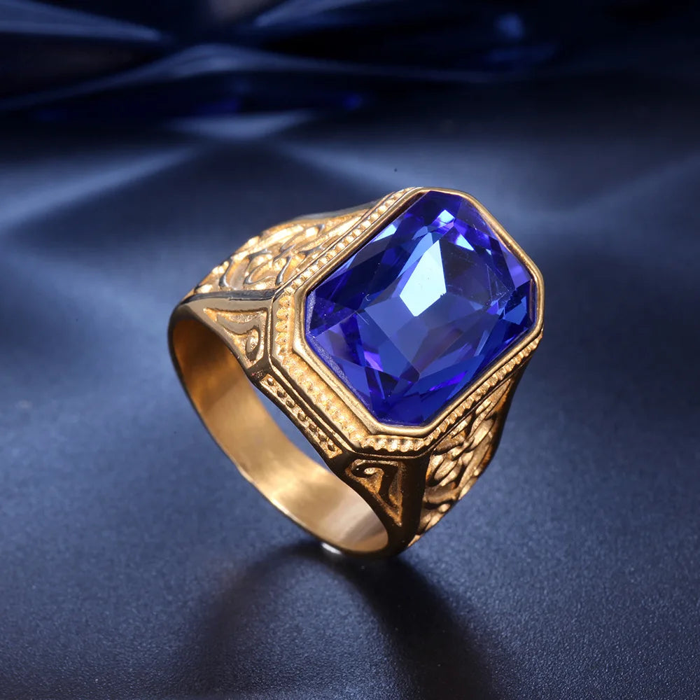 Bague Homme Style Hip-Hop en Acier 316L – CLEVI Paris