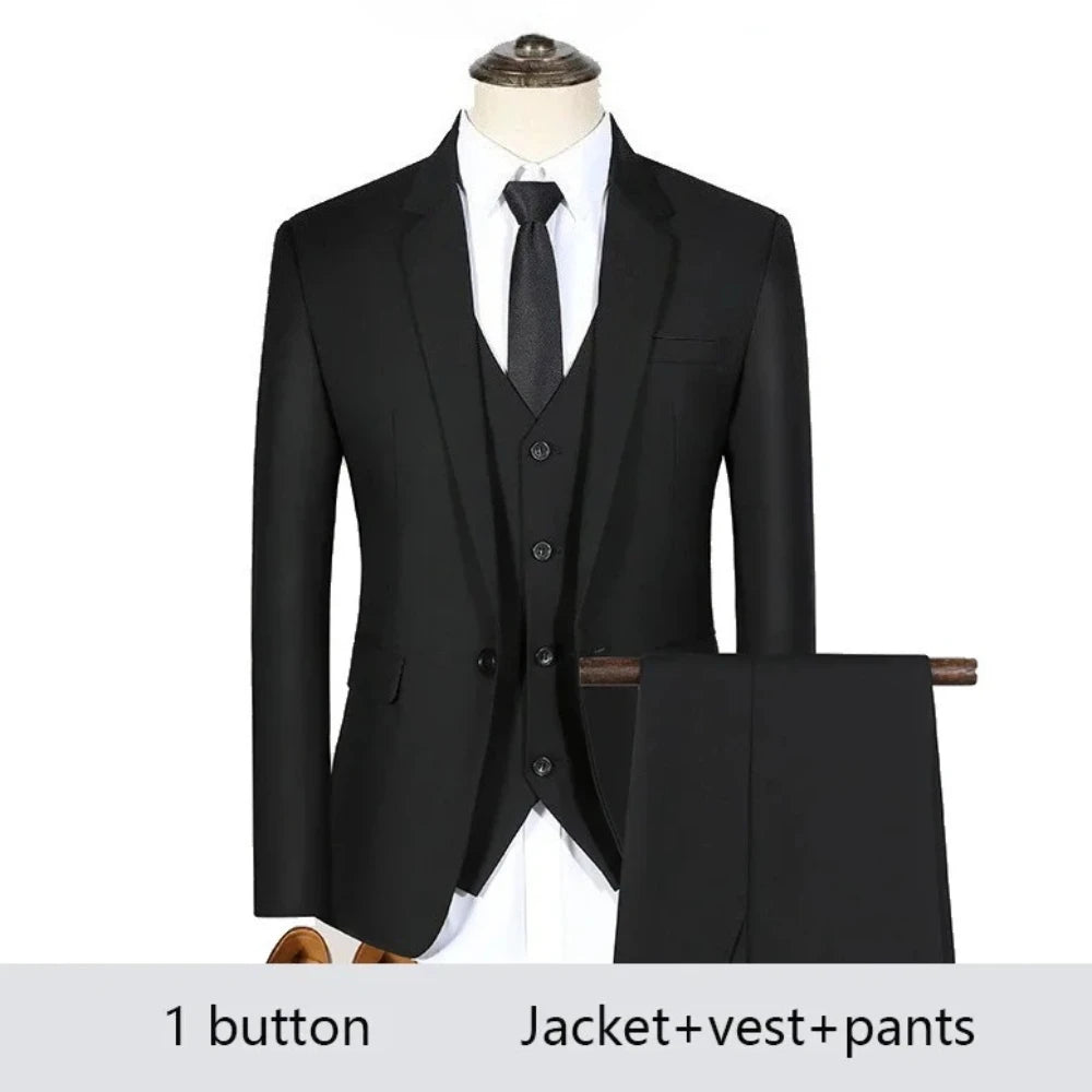 Costume Homme Élégant 2-3 Pièces Blazer Stretch Mariage – CLEVI Paris