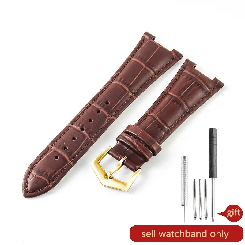 Bracelet Montre Cuir Vache | Compatible Patek Philippe Nautilus PP5711 5712G – CLEVI Paris