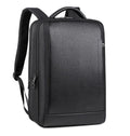 Sac à Dos Homme Cuir Vache & Oxford 42x30cm 20-35L Coussin d’Air – CLEVI Paris