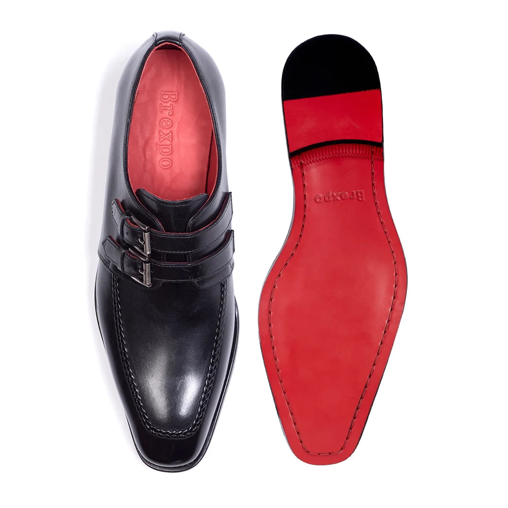 Derby Homme Oxford Brogue Peint à la Main – Cuir de Veau, Bout Pointu – CLEVI Paris
