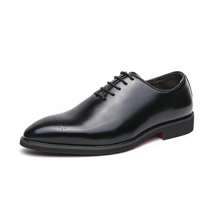 Derby Homme Cuir Bout Pointu — Chaussures Business & Casual, Respirantes, Semelle Massage | CLEVI Paris