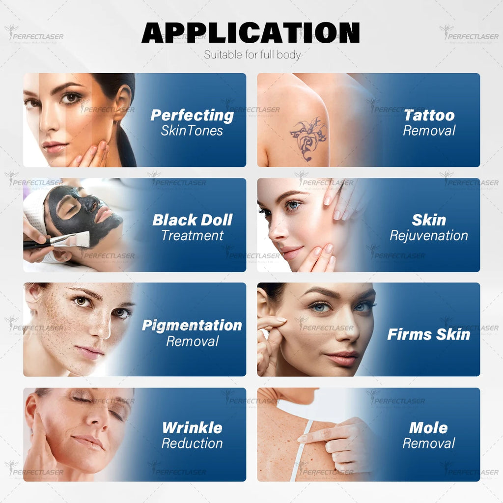 Machine Laser Picoseconde PerfectLaser – Détatouage, Taches & Rajeunissement Cutané Professionnel