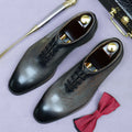 Oxford Artisanal Cuir de Vache Entier Totem Embossé Homme Imperméable Rehaussant Mariage – CLEVI Paris