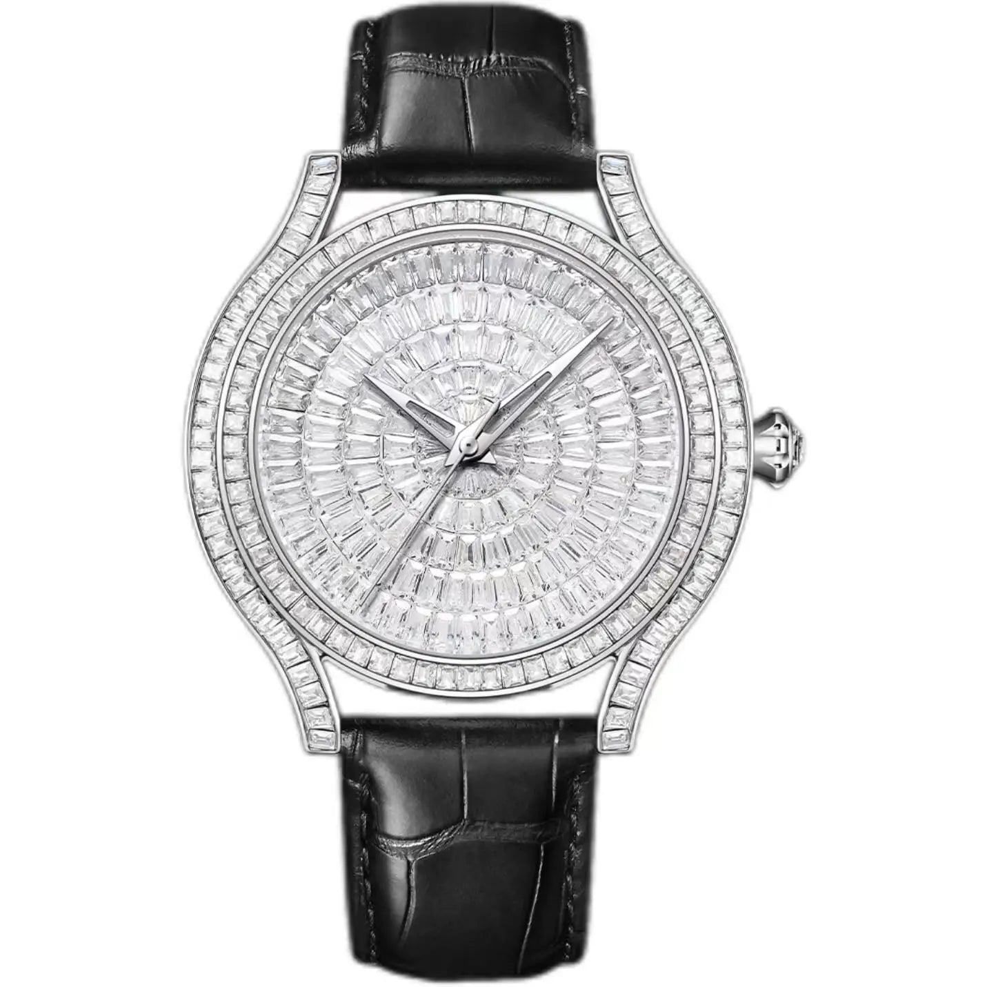 Montre Homme Mécanique Automatique Miyota Zircone Cubique Luxe – CLEVI Paris