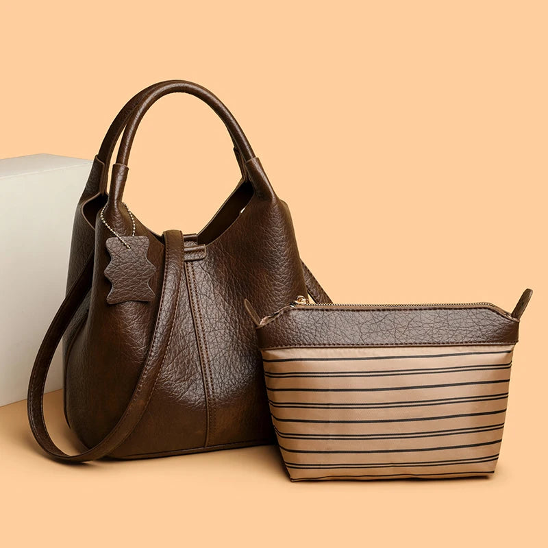 Sac Seau PU Souple Femme Épaule & Croisé Style Luxe Casual – CLEVI Paris