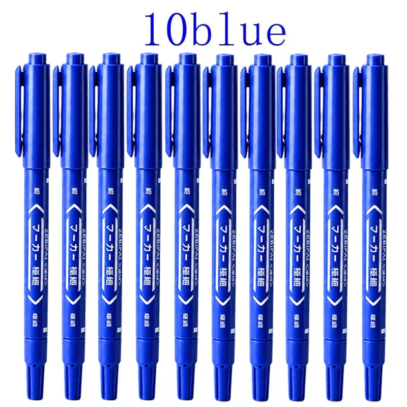 Set 10 Marqueurs Double Pointe Permanents – CLEVI Paris