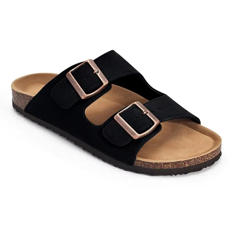 Chaussons Mules Suède Unisexe Semelle Liège & Support Voûte | 21 Coloris, Tailles 36-46 – CLEVI Paris