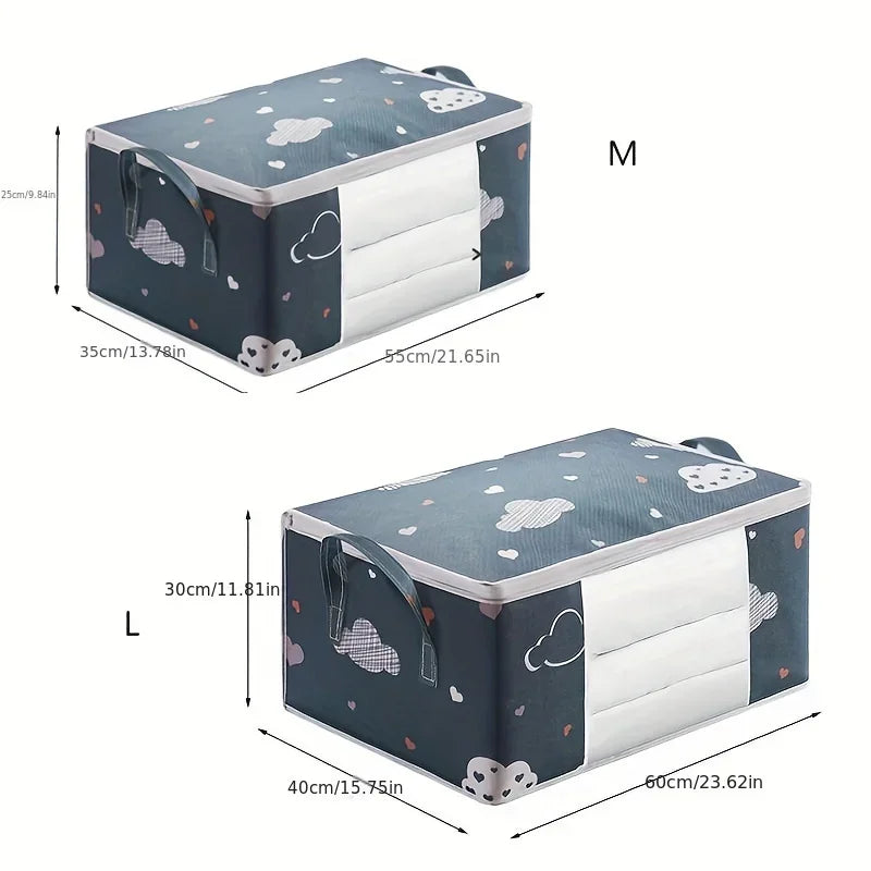 Sac de Rangement Grande Capacité Anti-Poussière avec Poignées — CLEVI Paris