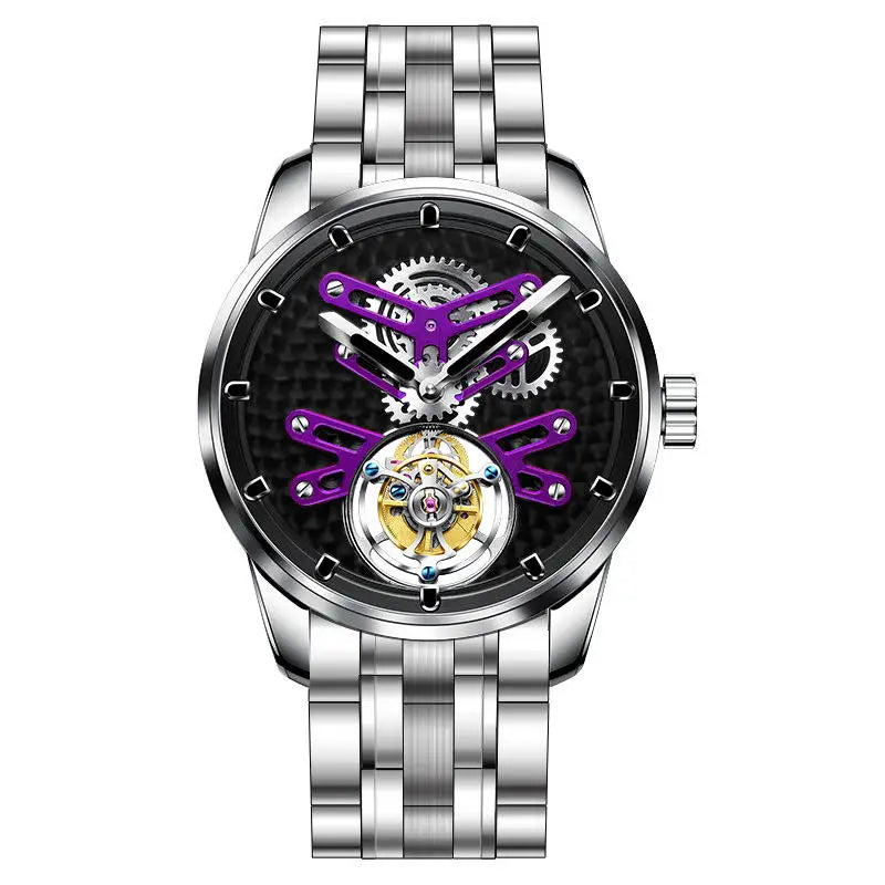Montre Homme Tourbillon Squelette Military Aesop 7029 – CLEVI Paris