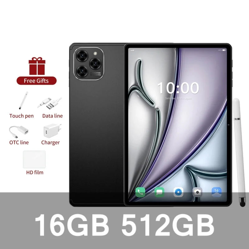 Tablette K-Touch 16 Pro 10,1" Android 5G – 10000mAh | Double SIM | Version Globale